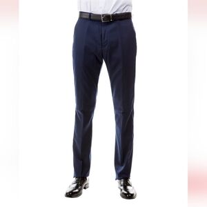 ZG ZeGarie Suit Seperates Slim Fit Dress Pants Navy Blue Size 28 NWT